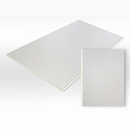 Бесшовная пластиковая панель Белая - Матовая, 250х2700 мм